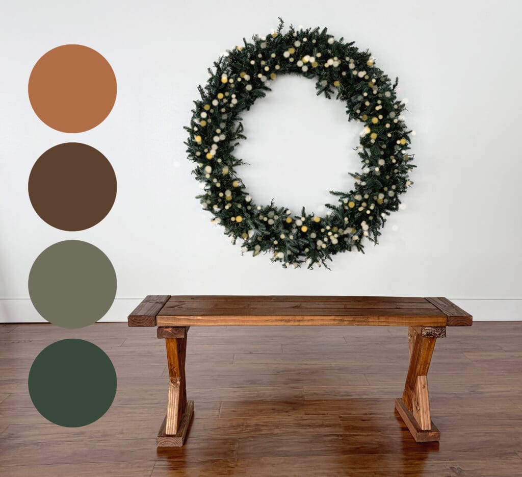 simple christmas session setup